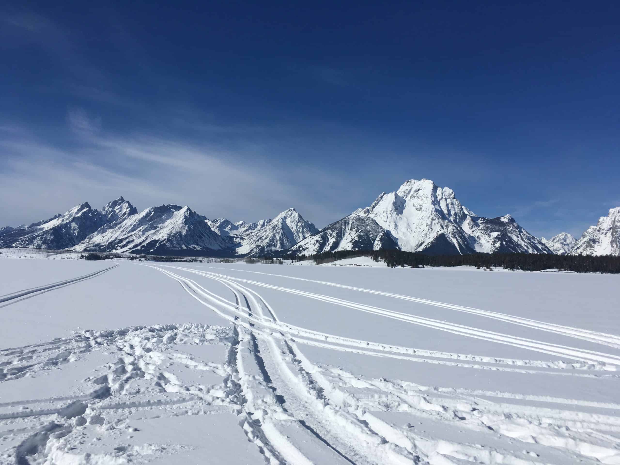 Winter in The Bridger Tetons